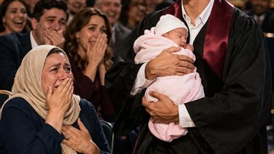 في اللحظه اللي ابني ادم مشى فيها