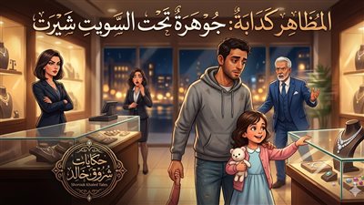 المظاهر كدابة: جوهرة تحت السويت شيرت شروق خالد 